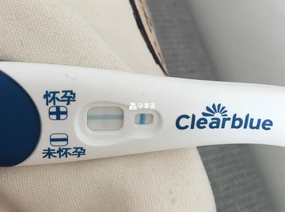 女性懷孕測可麗藍驗孕棒會出現十字